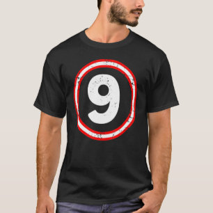 Camiseta Cumpleaños número 9 de niño o niña de 9 años nueve