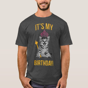 Camiseta Cumpleaños Para Los Gatos De Queens Amantes De Gra