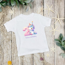 Cumpleaños personalizado de Unicornio para niñas d