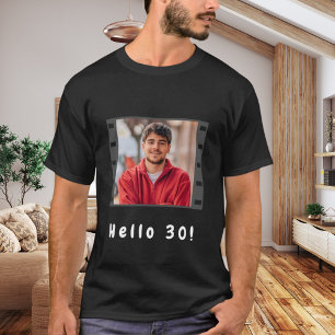 Camiseta Cumpleaños personalizado foto película chicos chic