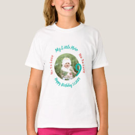 Camiseta Cumpleaños personalizado nombre con foto