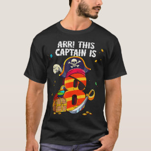 Camiseta Cumpleaños Pirata 8