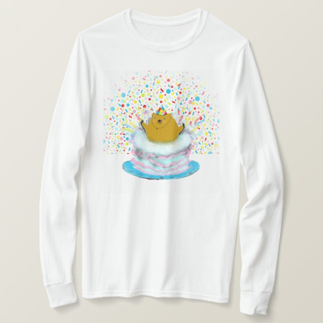 Camiseta Cumpleaños por el Día de la Marmota (Anverso del diseño)