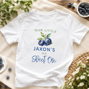 Camiseta Cumpleaños Primera Frambuesa/Azulberry 1 de tu beb