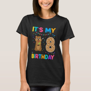 Camiseta Cumpleaños Quokka 8 años Quokka Lo