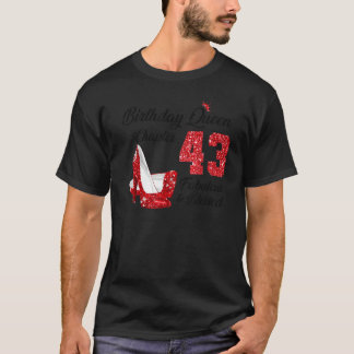 Camiseta Cumpleaños Reina Capítulo 43 Fabuloso y Bendecido