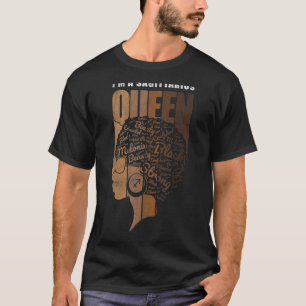 Camiseta Cumpleaños Reina Negra Sagittarius Melanin African