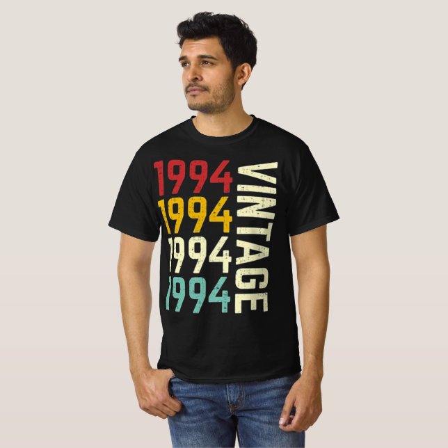 Camiseta Cumpleaños Retro 1994 (Anverso completo)