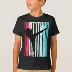 Camiseta Cumpleaños Retro número 44 para Mujeres Kickboxing