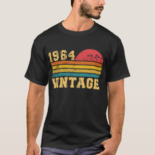 Camiseta Cumpleaños Retro Vintage Atardecer 1964