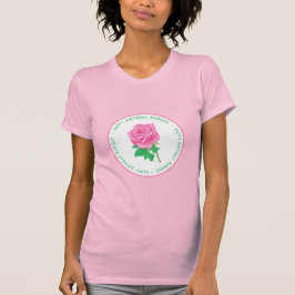Camiseta Cumpleaños Rosa
