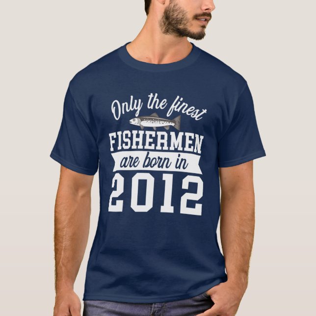 Camiseta Cumpleaños T A Los Pescadores Más Finos Nacidos En (Anverso)