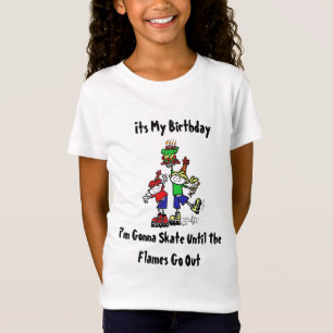 Camiseta Cumpleaños T del patín