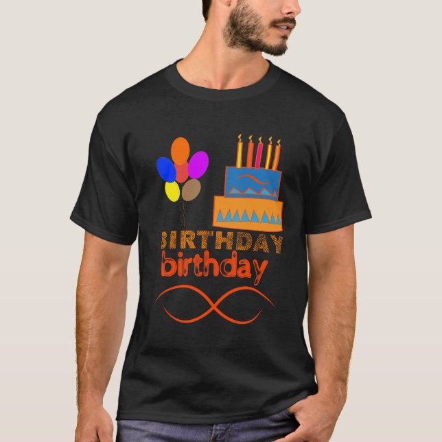 Camiseta Cumpleaños T Shirt (Anverso)