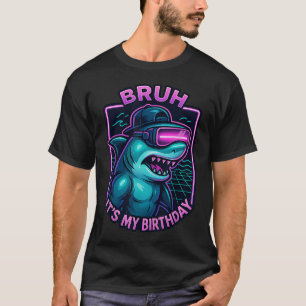 Camiseta Cumpleaños Tiburón Jugador Vr Fiesta De