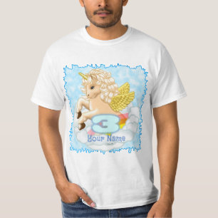 Camiseta Cumpleaños Unicorn de 3 años