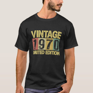 Camiseta Cumpleaños Vintage 1970 52 Años Divertido Cumpleañ