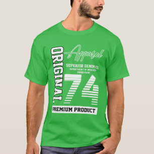 Camiseta Cumpleaños Vintage 1974 Regalo Retro chic