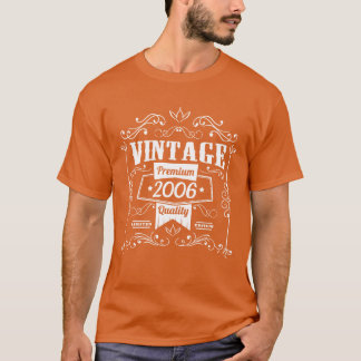 Camiseta Cumpleaños Vintage 2006 Amigo Vintage