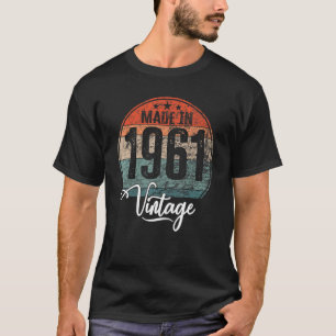 Camiseta Cumpleaños Vintage Año de Cumpleaños 1961 Nacimien