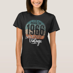 Camiseta Cumpleaños Vintage Año de Cumpleaños 1966 Nacimien