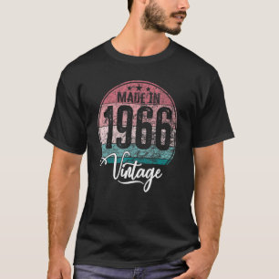Camiseta Cumpleaños Vintage Año de Cumpleaños 1966 Nacimien