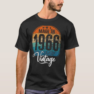 Camiseta Cumpleaños Vintage Año de Cumpleaños 1966 Nacimien