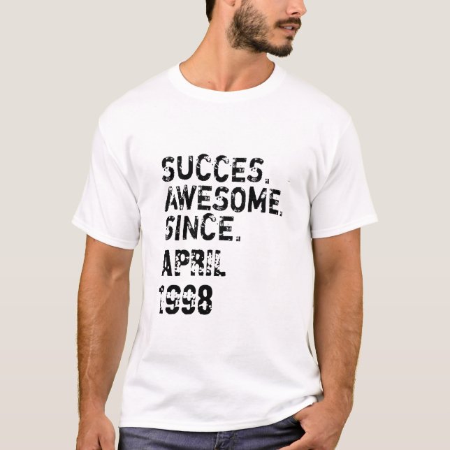 Camiseta Cumpleaños Vintage Personalizado (Anverso)