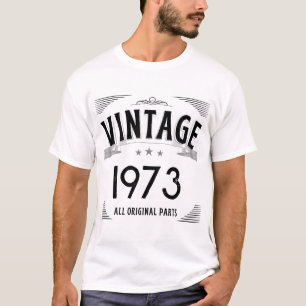 Camiseta Cumpleaños Vintage Personalizado Año de Nacimiento