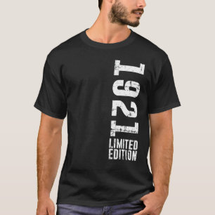 Camiseta Cumpleaños Y Vintage 1921