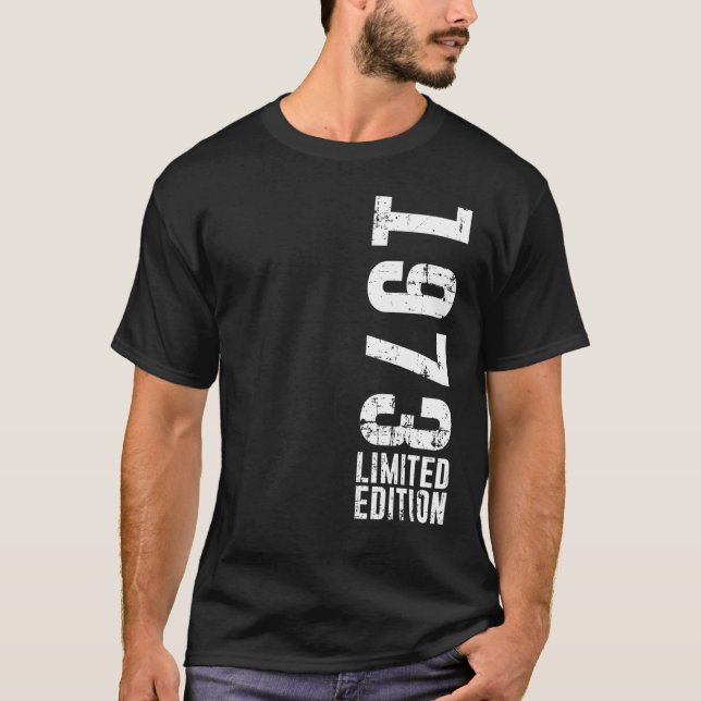 Camiseta Cumpleaños Y Vintage 1973 (Anverso)