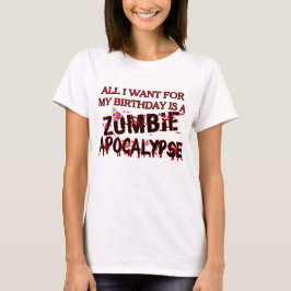 Camiseta Cumpleaños Zombie Apocalypse