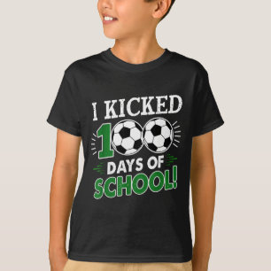 Camiseta Cumplí 100 Días De Colegio Fútbol 100º Día Deporte