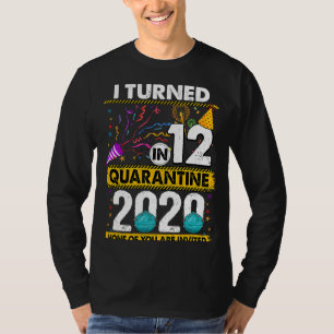 Camiseta Cumplí 12 años en cuarentena 2020 12 años 12º B