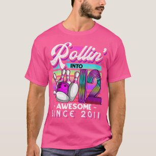 Camiseta Cumpliendo 12 Increíbles Años Fiesta de Bolos 2011