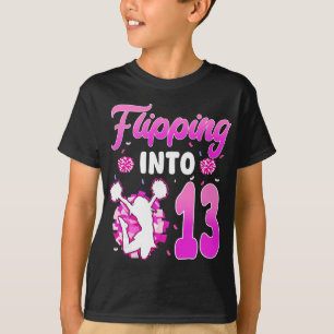 Camiseta Cumpliendo 13 años porrista Cumpleaños niña 13 Che