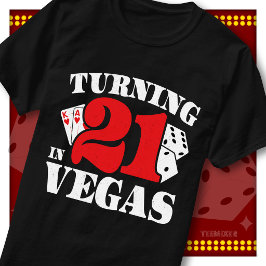 Camiseta Cumpliendo 21 años en la fiesta de cumpleaños del 