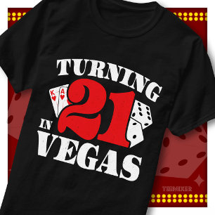 Camiseta Cumpliendo 21 años en la fiesta de cumpleaños del 