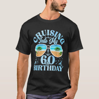 Camiseta Cumpliendo 60 años de crucero Cumpleaños 60 coinci