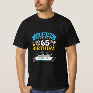 Camiseta Cumpliendo 65 años de edad divertida fiesta de cru