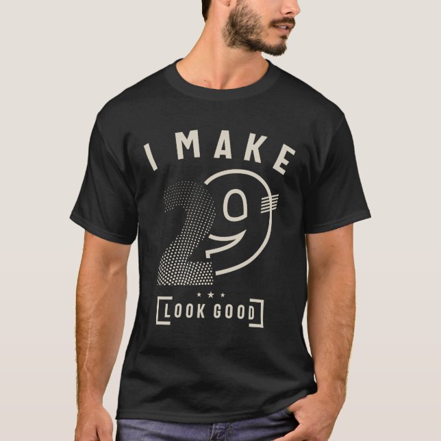 Camiseta Cumplo 29 Años (Anverso)