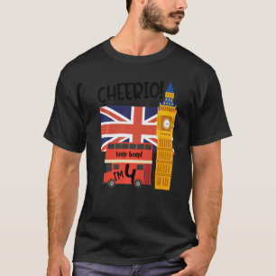 Camiseta Cumplo 4 años Gran Bretaña Londres Tema Reino Unid