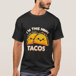 Camiseta Cumplo tantos tacos segundo cumpleaños martes Cinc