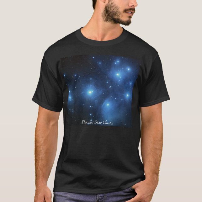 Camiseta Cúmulo de estrellas de Pleiades (Anverso)