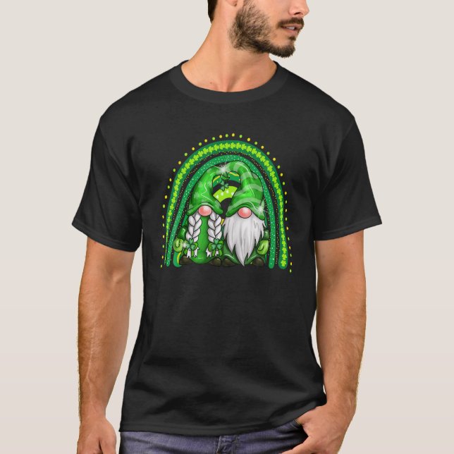 Camiseta Cúmulo de lujuria arcoíris Feliz Día de San Patric (Anverso)