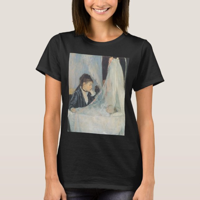 Camiseta Cuna de Berthe Morisot, Impresionismo Antiguo (Anverso)