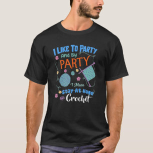 Camiseta Cuñada de crocheting de la peluca de la peluca de