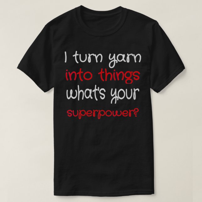 Camiseta Cuñado femenino y crochet de punto de crocheter so (Diseño del anverso)