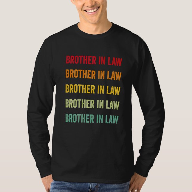 Camiseta Cuñado Texto Arcoíris Cuñado Colorido (Anverso)
