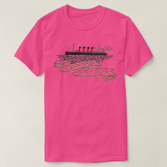 Camiseta Cunard (Diseño del anverso)